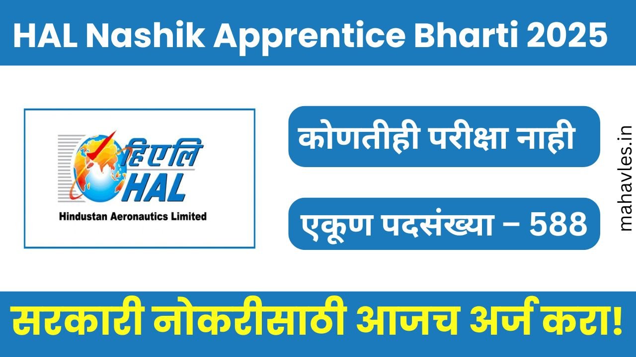 HAL Nashik Apprentice Bharti 2025